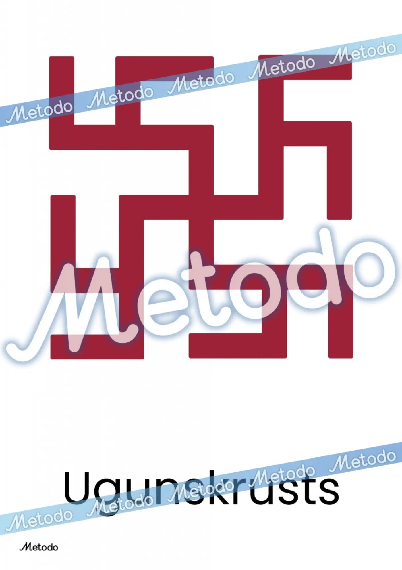 Latviešu etnogrāfiskās zīmes - plakāti Ugunskrusts Latvju zīmes Metodo