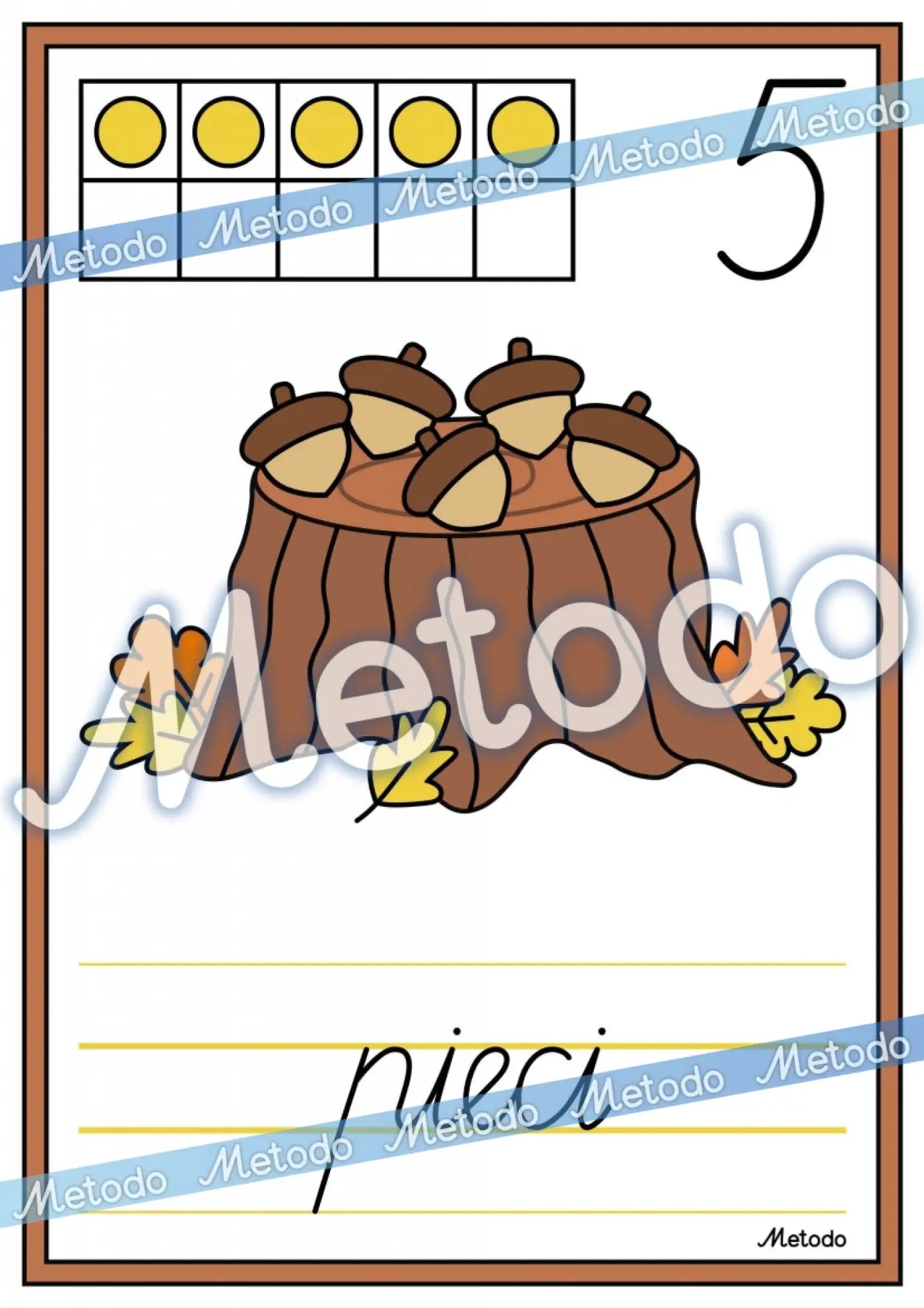 0-10 plakāti, zīles, rudens telpas dekors sākumskola