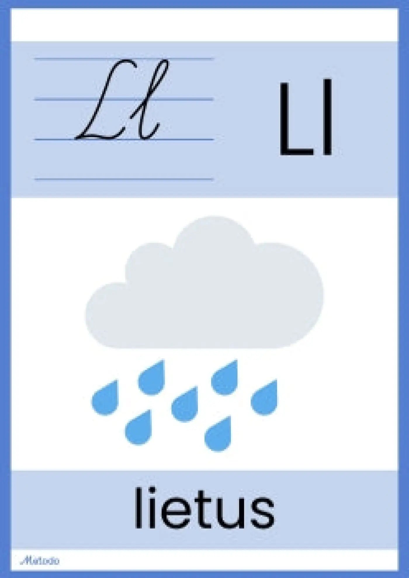 Burts L, plakāts