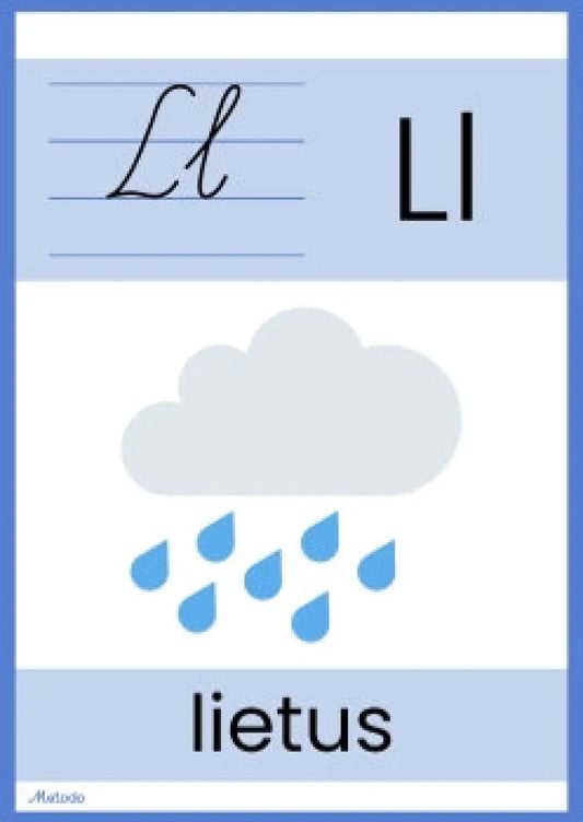 Burts L, plakāts