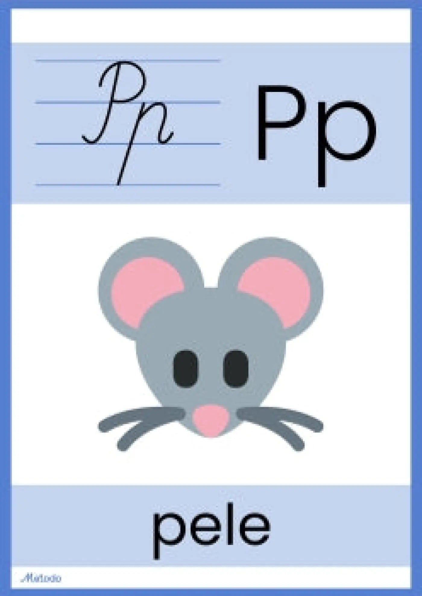 Burts P, plakāts