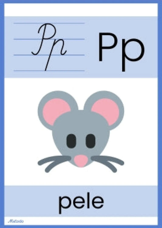 Burts P, plakāts