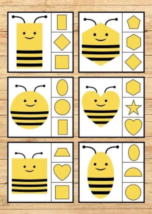 Atzīmē pareizo figūru - bites metodo.lv