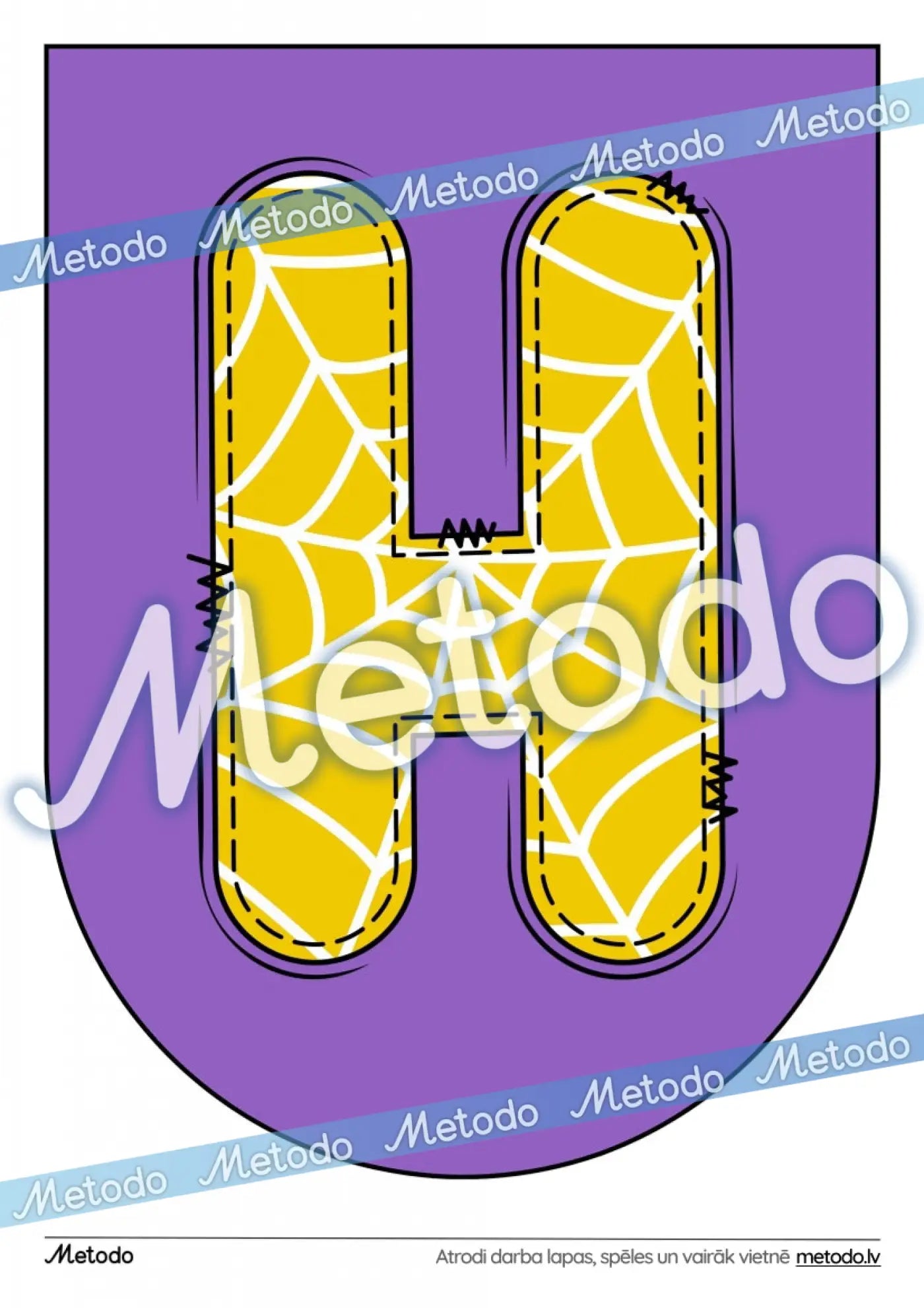 Halovīns, karodziņi Metodo