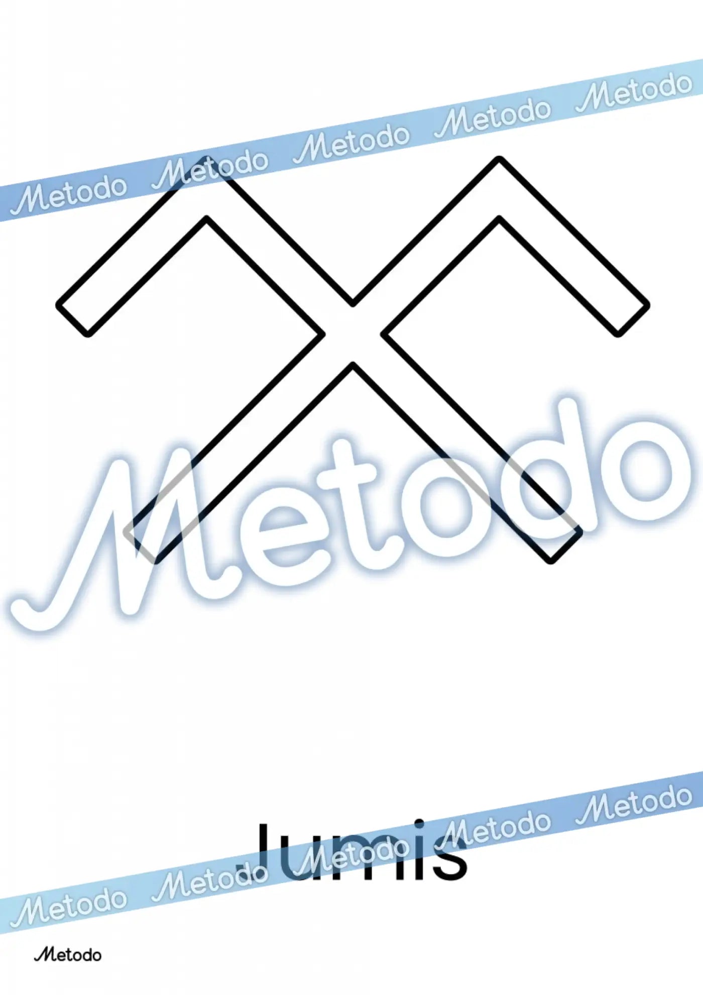 Latviešu etnogrāfiskās zīmes - krāsošanai Jumis Metodo