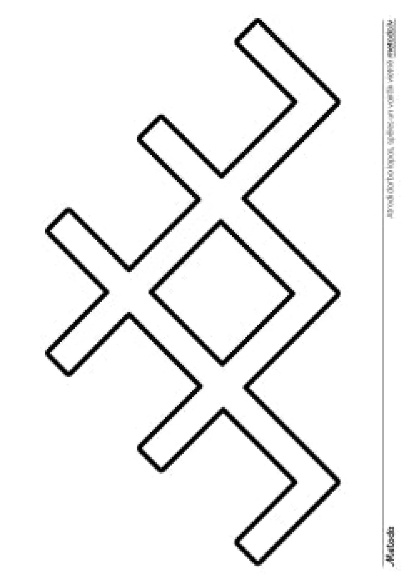 Latviešu etnogrāfiskās zīmes - krāsošanai metodo.lv