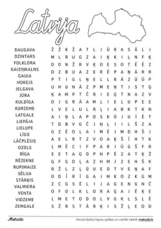 Latvija - burtu jūklis metodo.lv