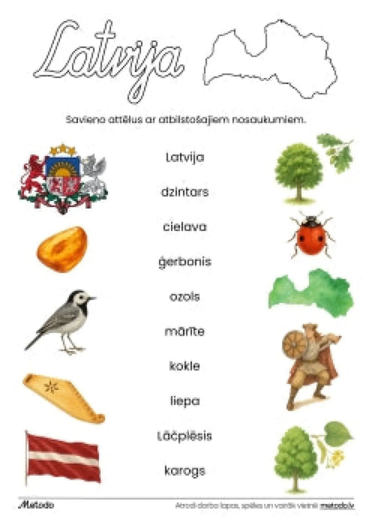 Latvija - savienošanas uzdevumi metodo.lv