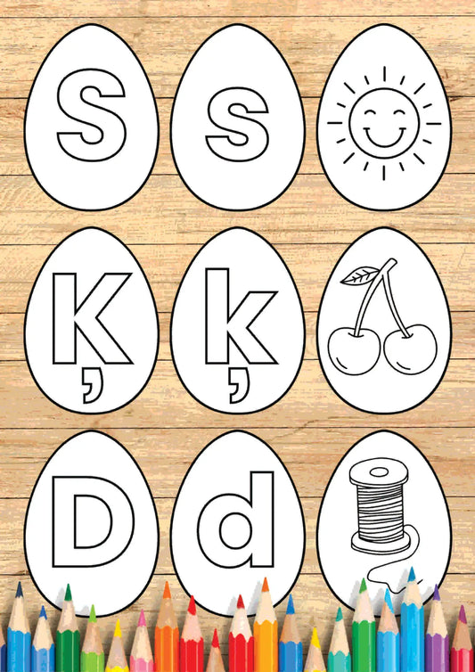 Lieldienu burti, melnbalti - 99 kartītes metodo.lv