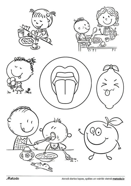 Maņas, garša - darba lapa metodo.lv