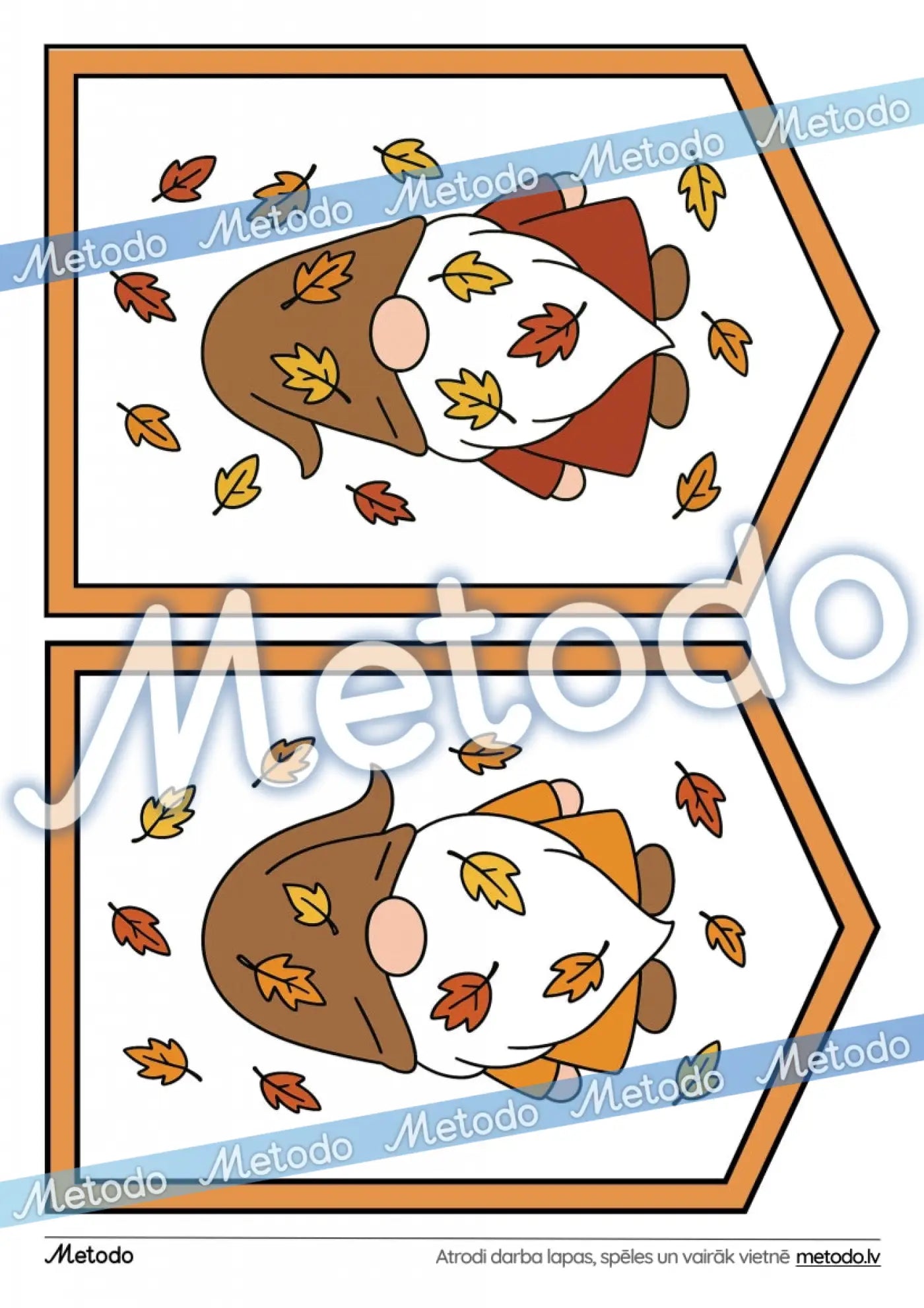Novembris, karodziņi dekors novembrim Metodo