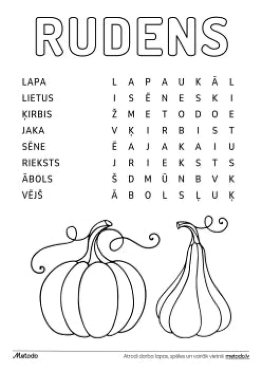 Rudens - burtu jūklis metodo.lv