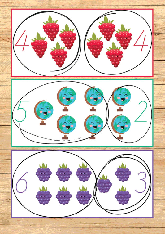 Skaiti un apvelc - darba lapa metodo.lv