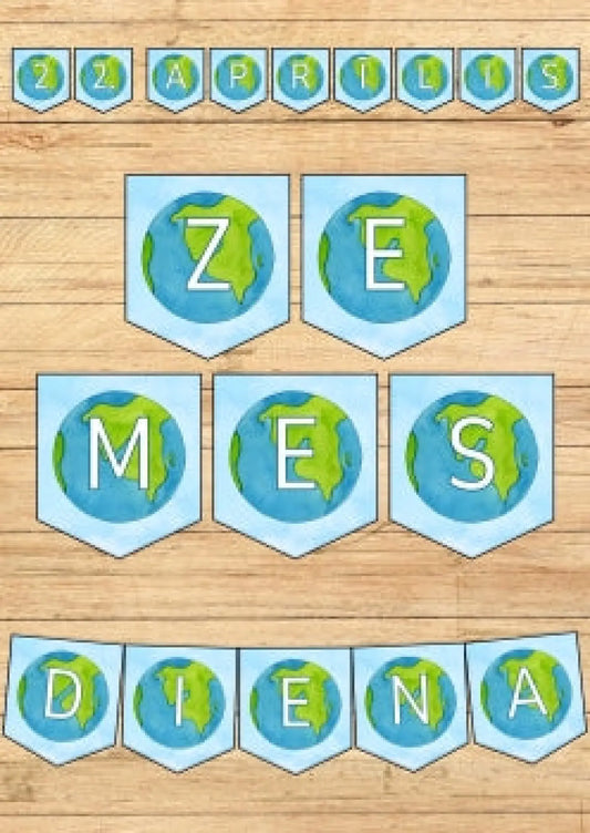 Zemes diena - karodziņi metodo.lv