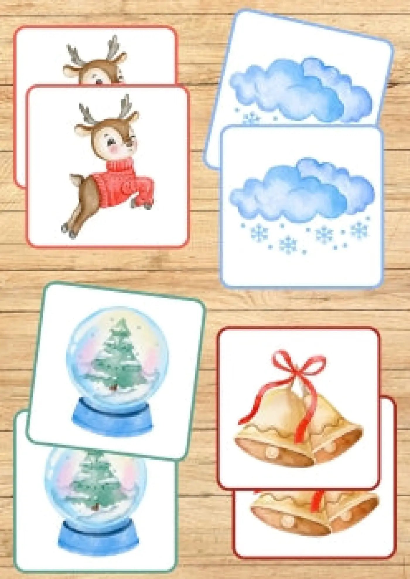 Ziema, atmiņas spēle metodo.lv